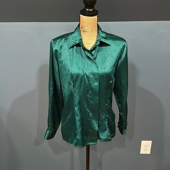 josephine Tops - Josephine petites button up long sleeve shirt size 12 women’s